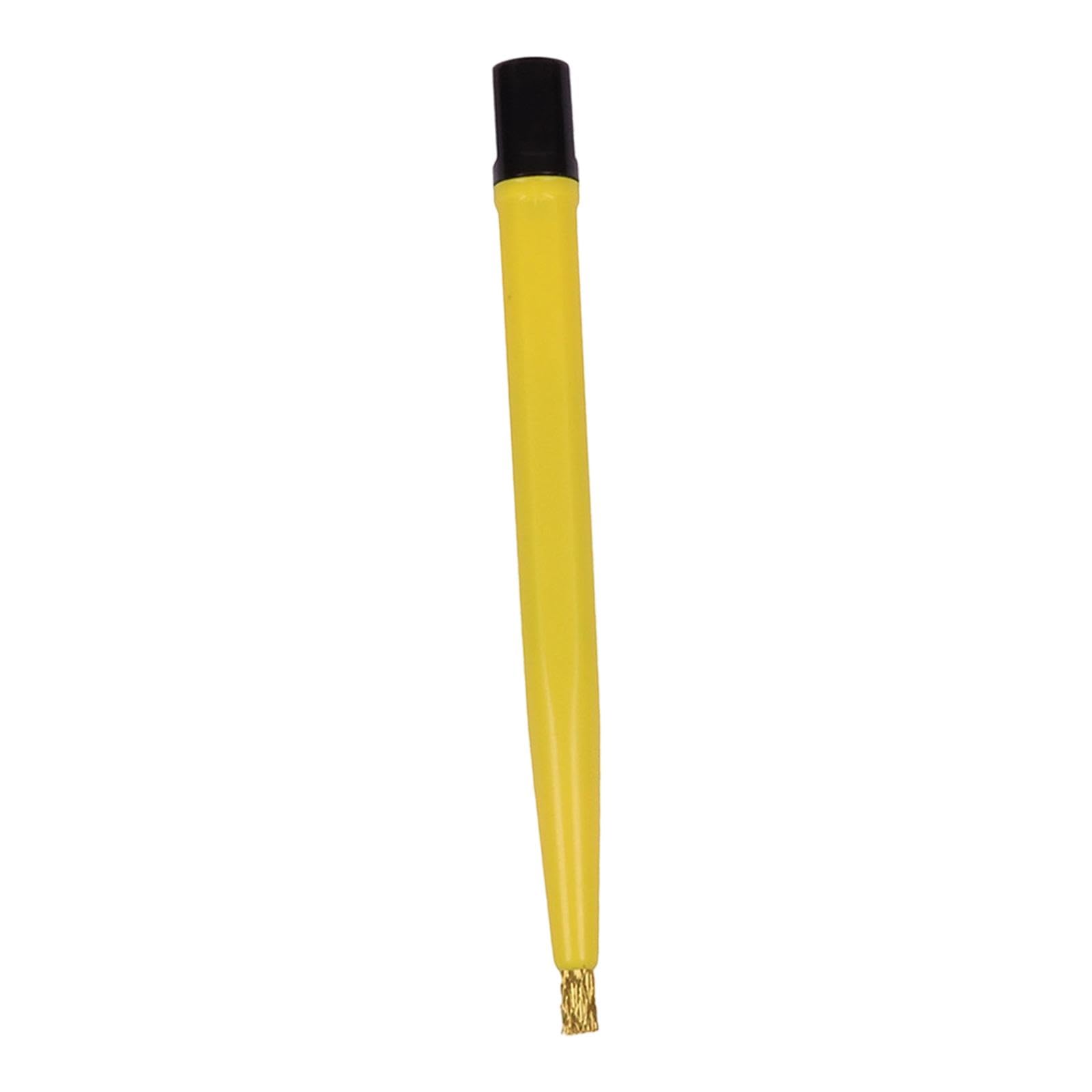 8 Stück Fiberglas Kratzbürste Stift Reinigungspinsel Schmuck Polierbürste Uhrmacher Werkzeug Präzise Ausführung Flexibel Anwendbar für Feine Reparatur, 1 Stück Kupferbürste
