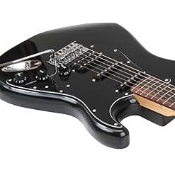 Rocktile Pro ST60-BK guitare électrique - Les Beatles, Paul McCartney, John Lennon, RIngo Starr, George Harrison Rocktile Pro ST60-BK guitare électrique – Image 3