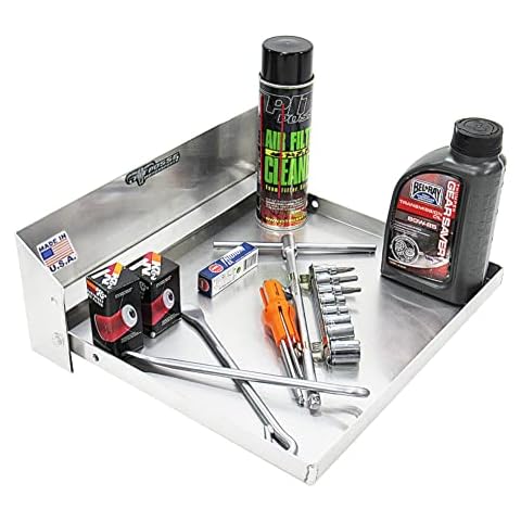 Pit Posse 609 Work Station Fold Flip Out Tray Cabinet Shelf Cover