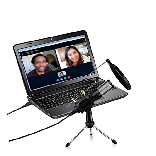 Microphone conférence sans distance USB BESPORTBLE noir pour une voix claire