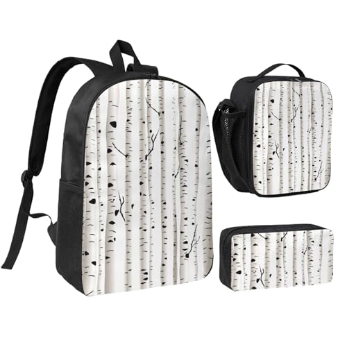 Sac à dos imprimé bouleau idéal pour les journées de cours et voyages