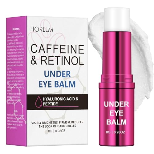 Retinol Eye Stick, Under Eye Balm for Dark Circles and Puffiness, Eye Serum