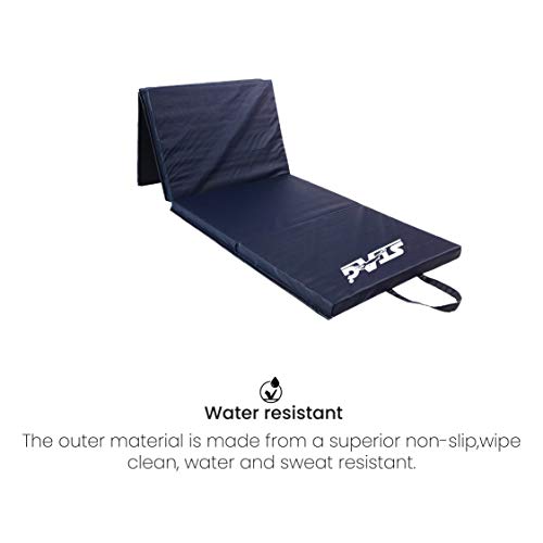 Image of STAG Multi-Purpose Foldable Fitness MAT 180 CM X 90 CM X 30 MM | Use as Tumbling mat, Gymnastics mat, Crash pad | Thick Foam | for Both Men and Women