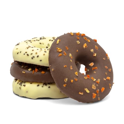 Ruffingtons Dog Doughnuts 4pk - Premium Baked Dog Treats, Crunchy Gourmet Donut Snacks for All Breeds & Sizes, for Dog Lovers - Image 3