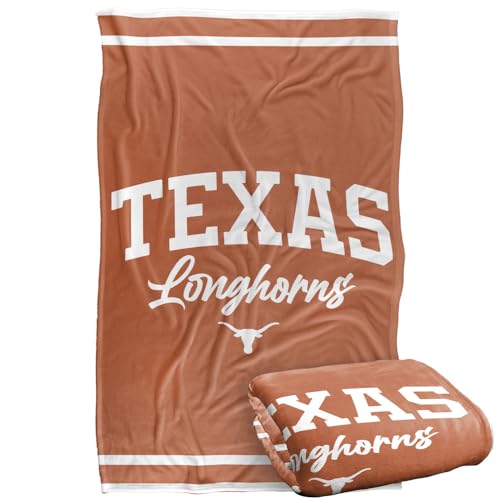 University of Texas Blanket 36x58 Longhorn Stripes Silky Touch Super Soft Throw Blanket