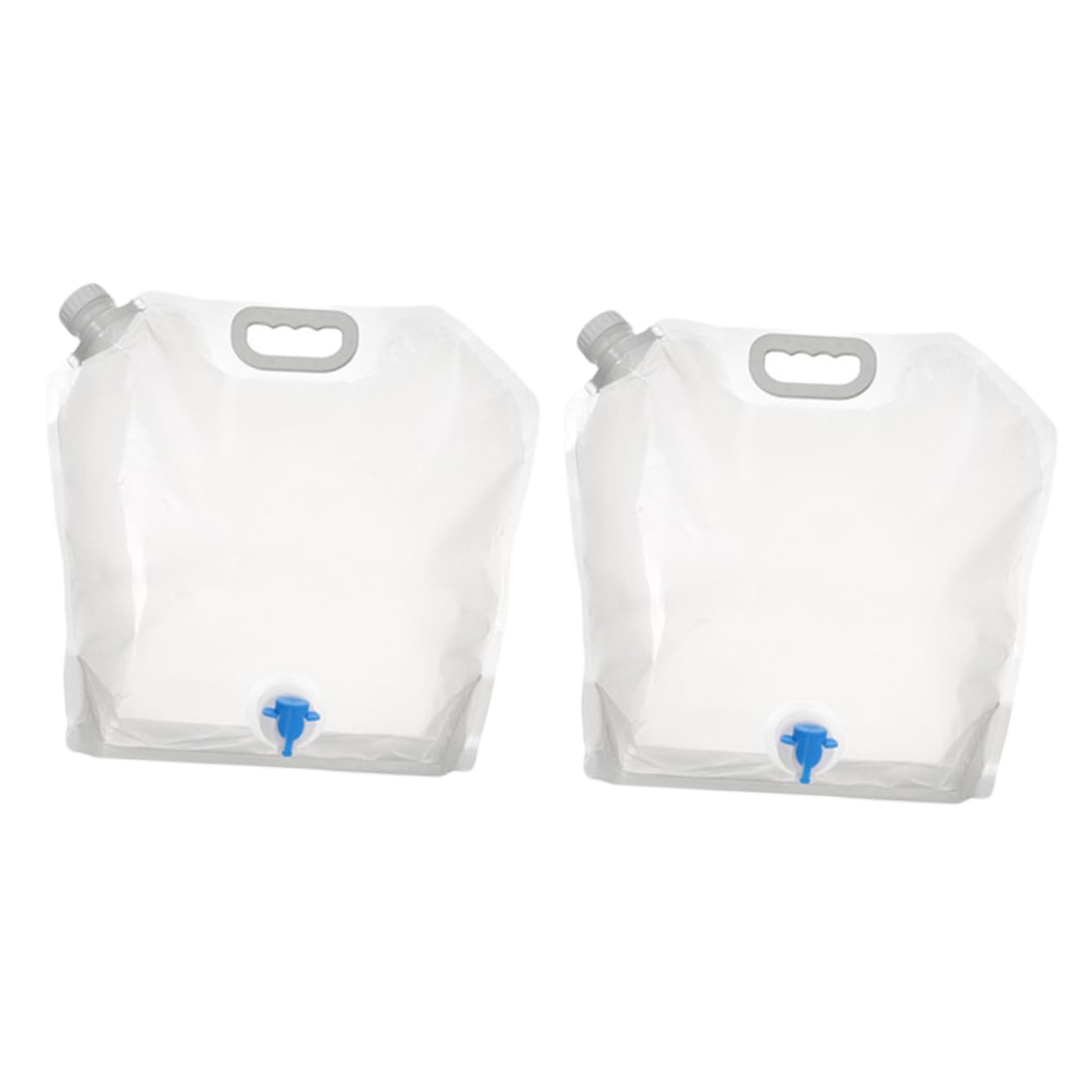 Abaodam 2pcs Large Capacity Foldable Hiking Storage Container Waterproof Bag for Outdoor Activities