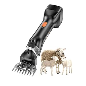 joyvio Snoerloze tondeuse voor het dagdelen van schapen/scheren en vuile runderbontwol in schapen, geiten, runderen…