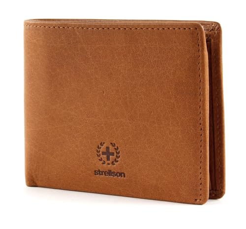 Protection RFID avec le portefeuille en cuir Strellson Blackwall Billfold H8 contre le vol.
