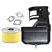 Poweka Gx160 Air Filter Cleaner Housing Box for Honda Gx200 Gx140 GX120 5.5hp 6.5hp Generator Water Pump With Air Filter Gaskets ,Replace 17230-Z51-820 17410-Z51-020