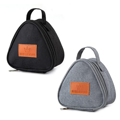 Confezione Da 2 Borsa Per Il Pranzo Triangolare, Borsa Portaoggetti Riutilizzabile, Borsa Piccola Per Il Pranzo, Borsa Termica, Borsa Per Il Pranzo, Adatta Per Viaggi, Palestra, Picnic, Lavoro