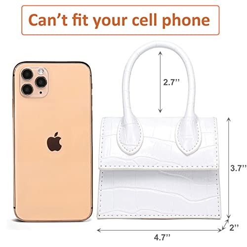 Image of CATMICOO Mini Purse for Women, Mini Bag with Crocodile Pattern