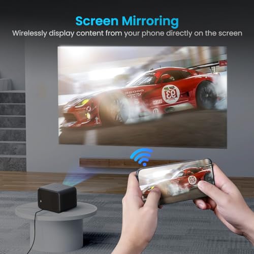 Portronics Beem 460 Smart LED Projector with 1080p Full HD, 4000 Lumens, Streaming Apps (Netflix, Prime Video, Hotstar), Automatic Focus, Auto... - Image 6