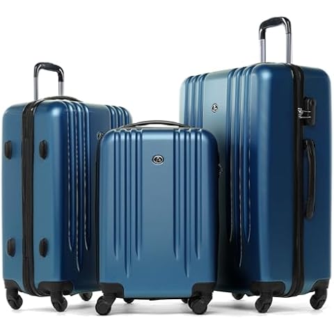 FERGÉ 3 Piece Hard Shell Trolley Set Cover