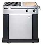 Enders BBQ Gasgrill Manhattan, 2 Edelstahl-Brenner stufenlos, Grillwagen mit emailliertem Grillrost zweigeteilt