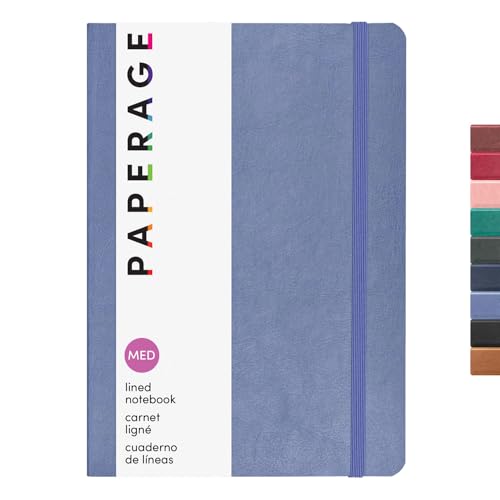 Carnet de notes ligné sans bavure PAPERAGE | Évitez les encres qui traversent le papier 100g