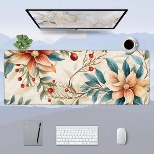 Tapis de souris ethnique pour protéger le bureau et stabiliser le clavier avec style