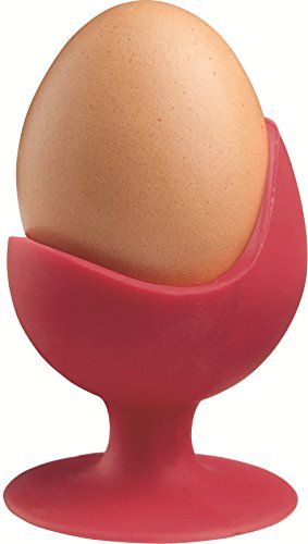 Silicone Zone - Huevera (Silicona), Color Rojo