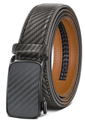 Image of BULLIANT Men's Ratchet Belt Nontrimmable-Click Belt Adjustable for Men Gift Lightweight 1 3 /8 inch