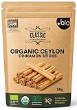 Organic Ceylon Cinnamon Sticks | USDA Certified Organic |100% Ceylon Cinnamon | Premium Quality TrueCinnamon| 1.76 oz (50g) Resealable Bag