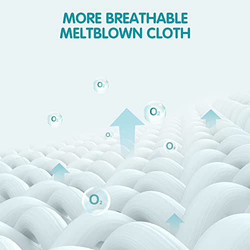 Kn95 Masks 25 Pack, 5-Ply Disposable Face Masks Filter Efficiency≥95% With Adjustable Ear Loop Black #TOP2