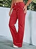 Flamingals Women's Wide Leg Pants for Women Mid Wa... #2