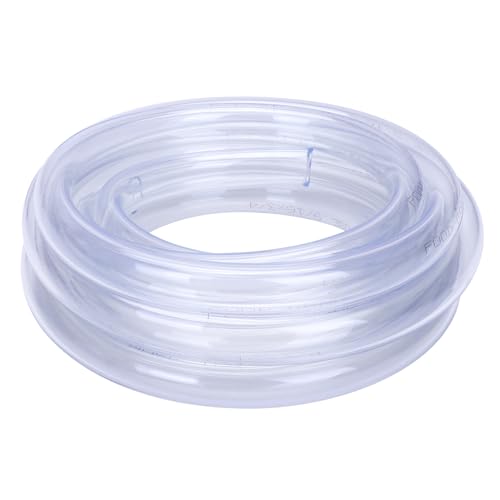 DERNORD PVC Tubing 9/16"ID X 3/4"OD Flexible Clear Vinyl Hose 10 Feet for Food Grade