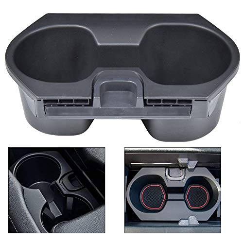 Portavasos para carro, material ABS, negro miniatura 3