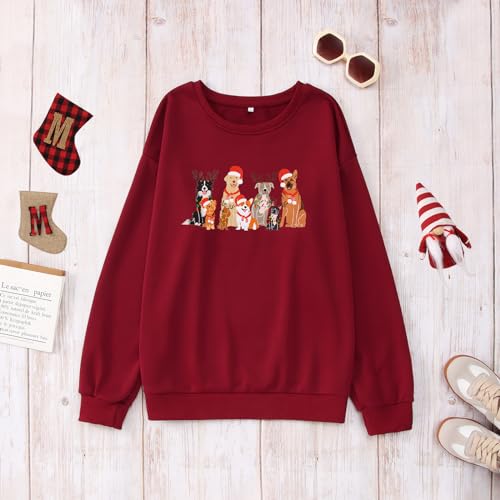 Christmas Dogs Lineup Sweatshirt for Women - Image 5