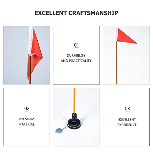 BESPORTBLE 1 Conjunto de Bandeira de Caiaque Flag de Bandeira de Caiaque Bandeira de Segurança Bande