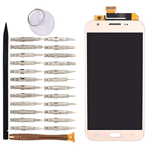 Image of LCD Screen Display with Digitizer Touch Panel Without Bezel Frame for Samsung Galaxy J3 Emerge J327P J327A J327T(Golden)