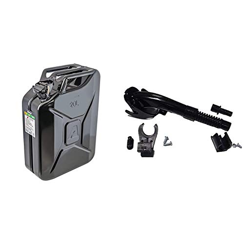 Arnold 6011-X1-2002 - Bidão para combustível 6011-X1-2003 - Tubo de saída para garrafas de metal (comprimento curto), cor preta