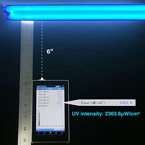 Image of Coospider 36W HAVC UV Light Bulb,Replacement Sanitizer UVC Bulb for AC System, G23 4 Pin UVC Bulb for AC Duct.110v