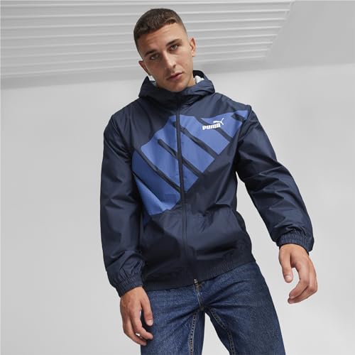 PUMA Mens Hooded Graphic Windbreaker3