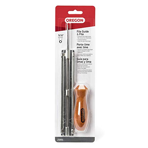 Oregon 25894 5/32-Inch Chainsaw File Guide With File, Silver,Brown #TOP3