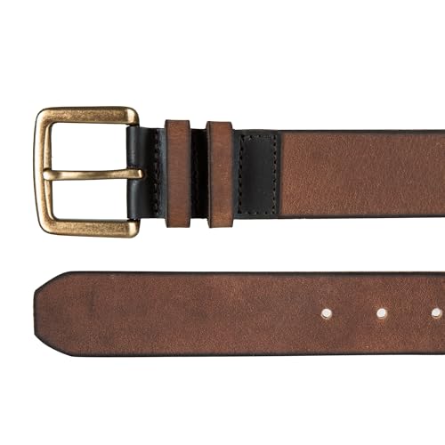 Image of Lucky Brand Men's Jeans Leather Belt| Classic| Casual| Dress| Everyday| American Heritage| Genuine Leather| Metal Buckle