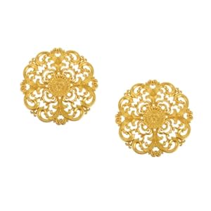 Ciieeo 2St Goldene Deckenrosetten Modell 5855ON63