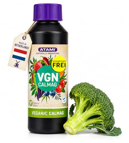 ATAMI VGN CalMag 250 ml stickstofffreier Calcium Magnesium Zusatz 100% pflanzlich veganic direkt pflanzenverfügbar für Erde organische Grow-Systeme weiches Wasser & High Light
