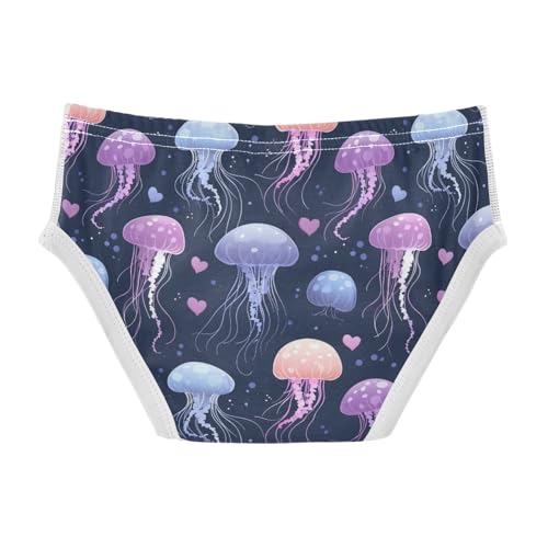 Boys' Exclusive Briefs Toddler Underwear 95% Combed Cotton Boxerbriefs 2T Jellyfish Hearts Pattern2