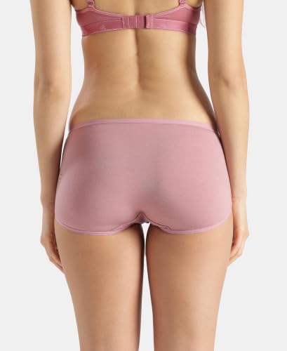 Image of Jockey 1809 Women's Full Coverage Micro Modal Elastane Stretch High Waist Full Brief with Exposed Waistband and Stay Fresh Treatment