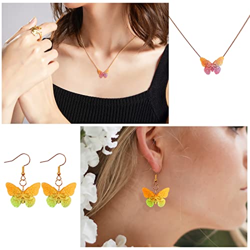 Mini Skull Butterfly Resin Mold, Earring Silicone Molds, 4 Cavity #TOP4