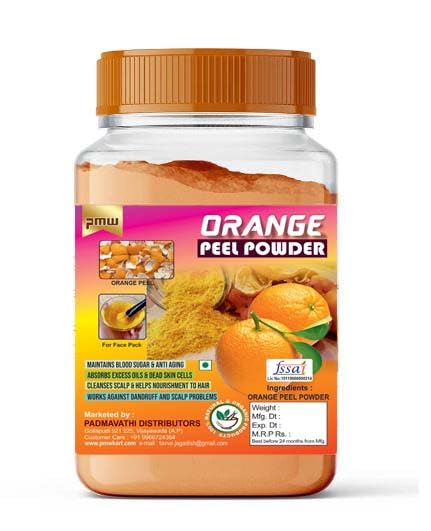 Pmw - Grade A Quality Orange Peel Powder - Jar Pack - 100 Grams-picture-52