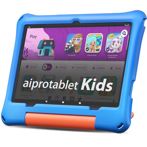 Kids Tablet Android 16 Tablet for Kids 10 inch Octa-Core with Case 24GB RAM 64GB ROM 2TB TF Card Expandable for Toddler Children Parental Control Dual Camera BT5.0 WiFi Gift (Blue)
