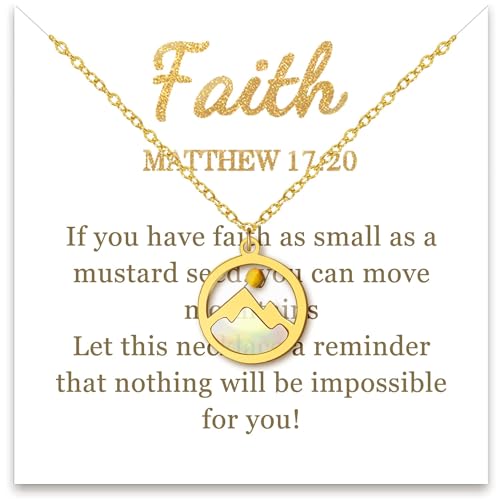 Mustard Seed Necklace, Christian Easter Basket...