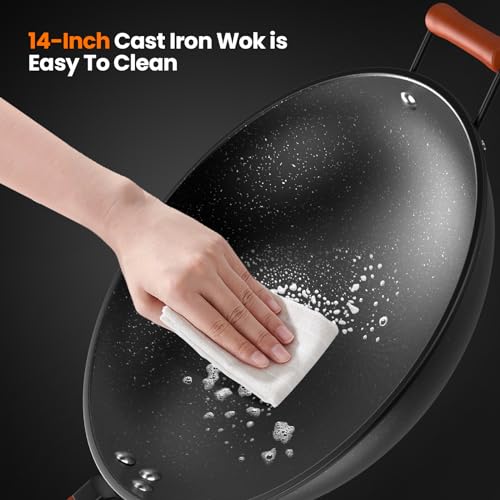 image for VEXMAECY 1800W Induction Wok,Stainless Steel Electric Wok Used For Hom