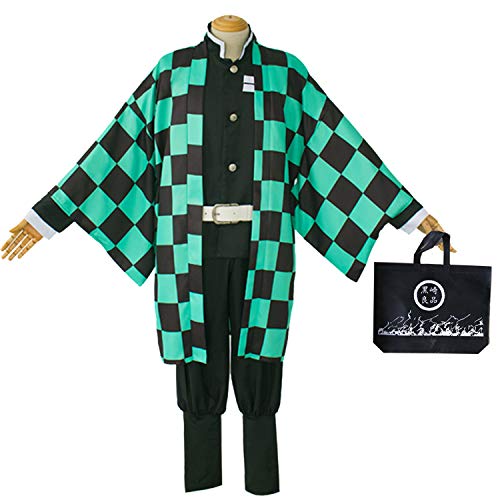 黒崎良品 竈門 炭治郎 コスプレ衣装 鬼滅の刃 コスチューム (L)