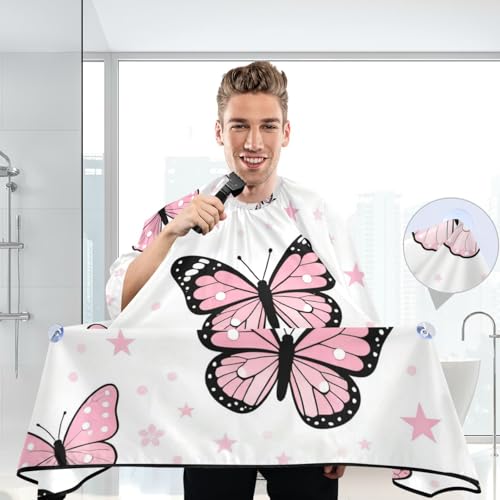 Capa para barbero impermeable 65" x 55" con cierre ajustable miniatura 6