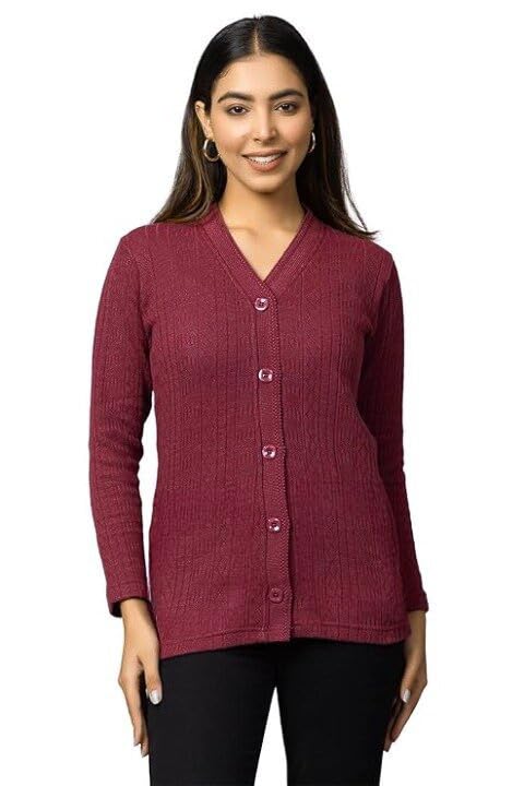 Image of HIFZAA Sweater Cardigan for Women Winter Sweaters for Ladies Plus Size M to 6XL
