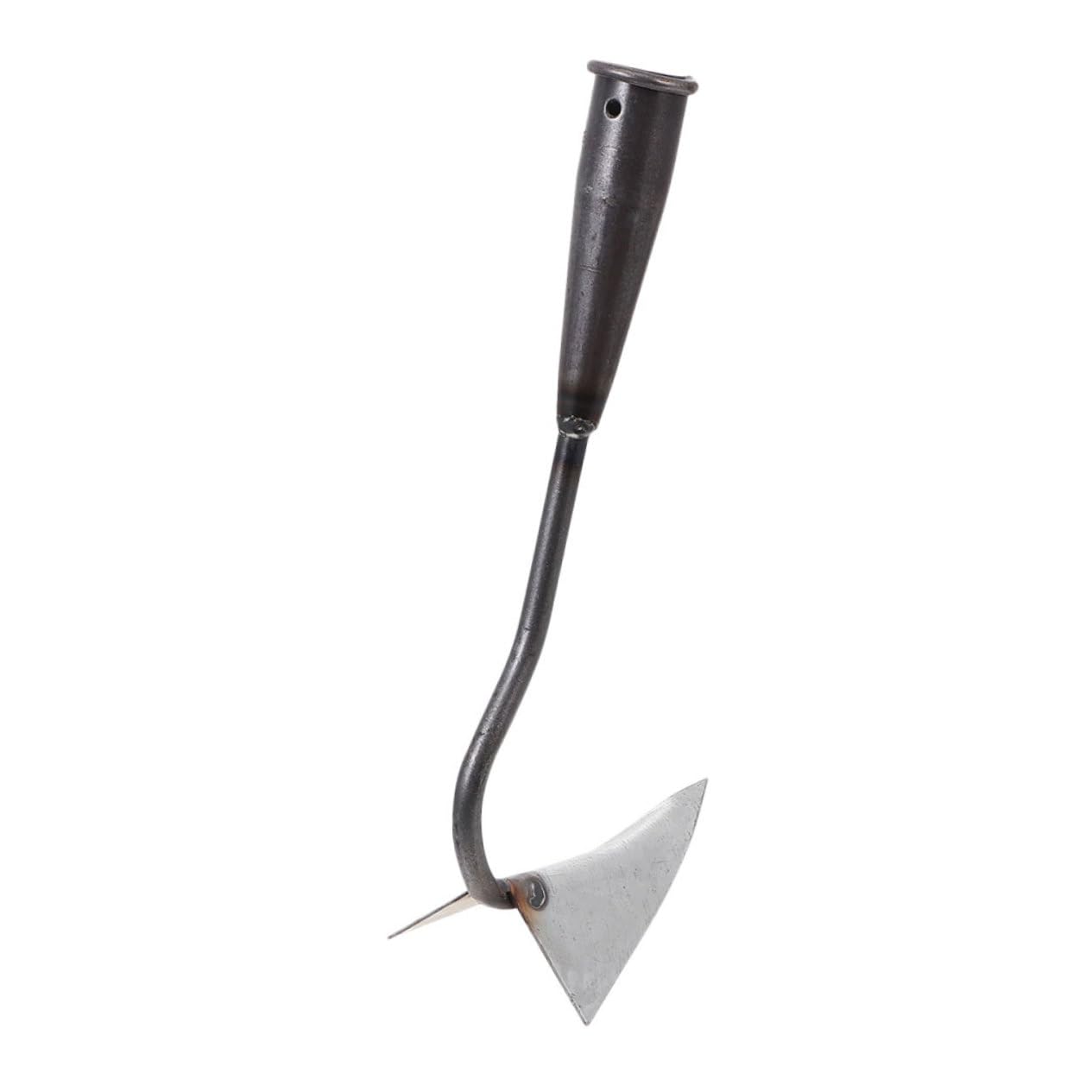 Azada Triangular de Hierro para Jardinería, Deshierbe y Zanjeo