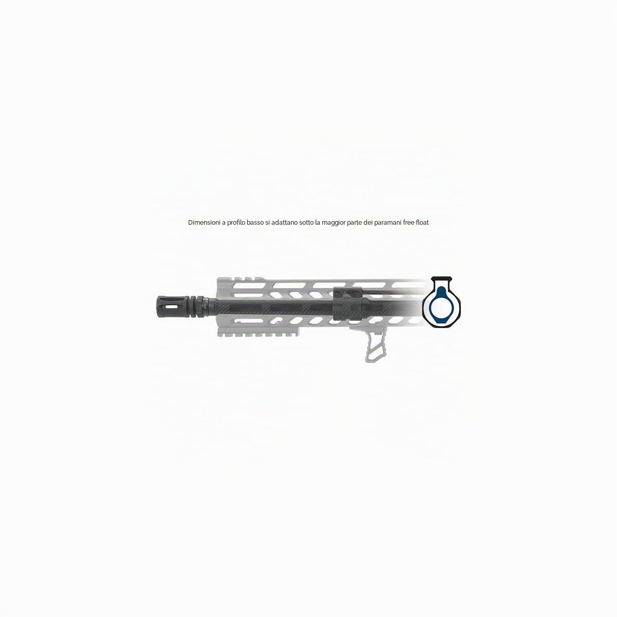 UTG AR-15 Micro Gas Block.750 ID Steel Locking Set Screw MNT-ARMGB01