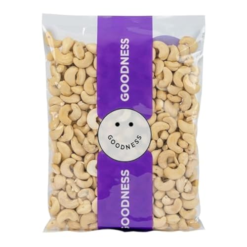 Premium Raw Cashew Nuts Goodness UAE 500g | 100% Natural Whole Cashews | Unsalted Unroasted | Rich in Protein Healthy Fats & Minerals | Ideal for Snacking Baking Cooking & Nut Milk